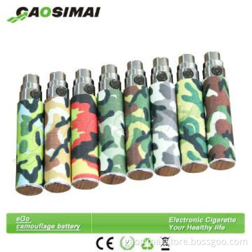 huge vapor cigarette camouflage ego battery fashion design